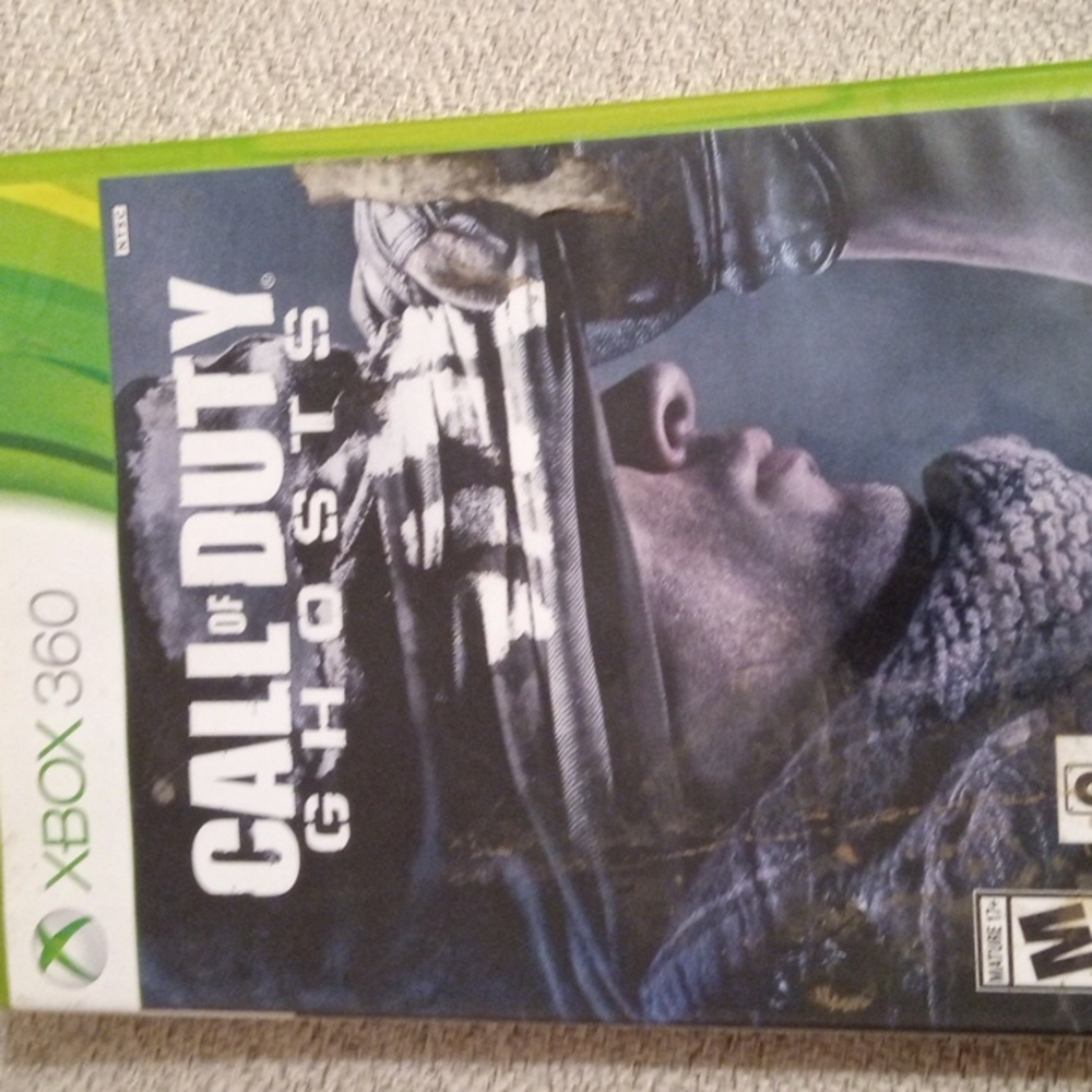 Xbox 360 game, call of duty, ghost